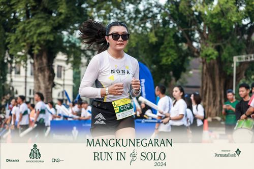 Race photo from Mangkunegaran Run 2024