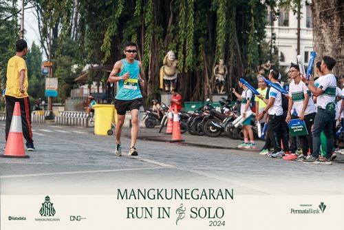 Race photo from Mangkunegaran Run 2024