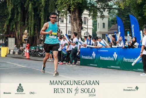 Race photo from Mangkunegaran Run 2024