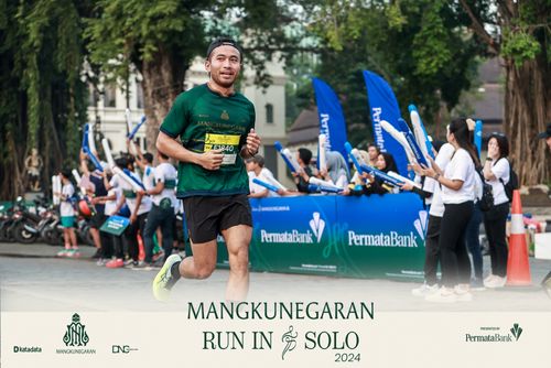 Race photo from Mangkunegaran Run 2024