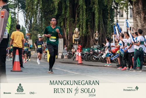 Race photo from Mangkunegaran Run 2024