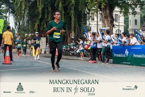 Race photo from Mangkunegaran Run 2024