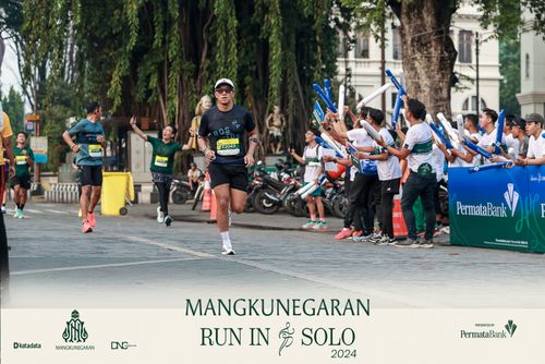 Race photo from Mangkunegaran Run 2024