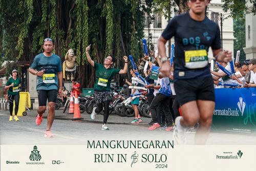 Race photo from Mangkunegaran Run 2024