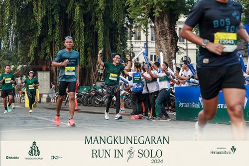 Race photo from Mangkunegaran Run 2024