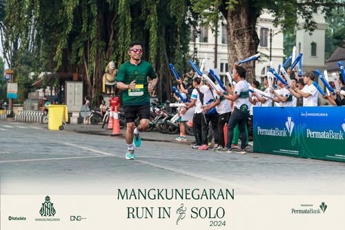 Race photo from Mangkunegaran Run 2024