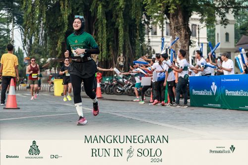 Race photo from Mangkunegaran Run 2024