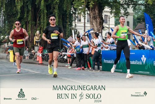 Race photo from Mangkunegaran Run 2024