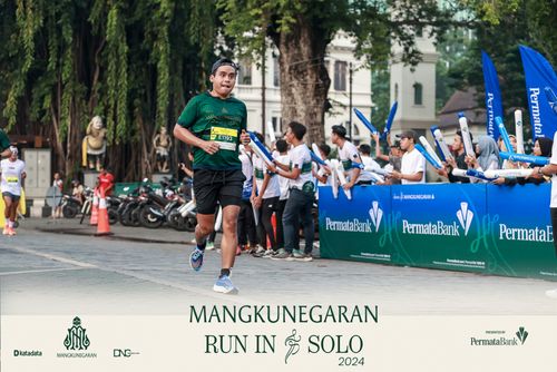 Race photo from Mangkunegaran Run 2024