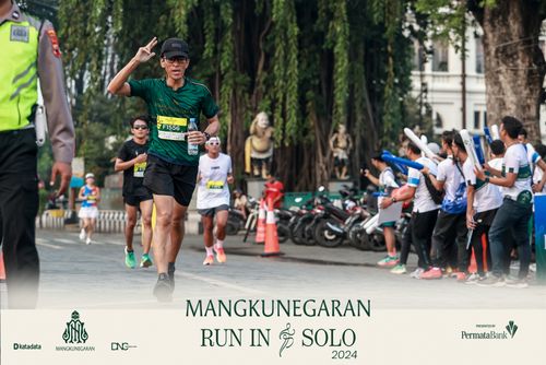 Race photo from Mangkunegaran Run 2024