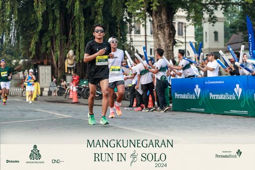 Race photo from Mangkunegaran Run 2024