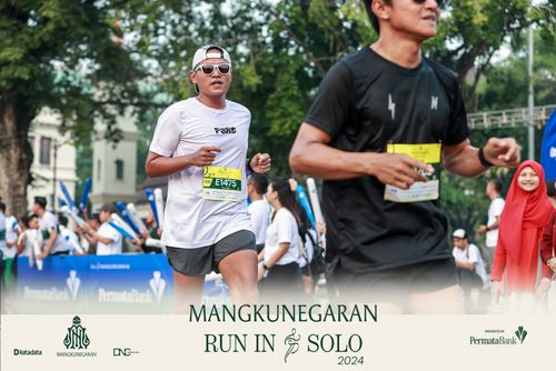 Race photo from Mangkunegaran Run 2024