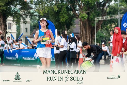 Race photo from Mangkunegaran Run 2024