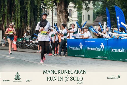 Race photo from Mangkunegaran Run 2024