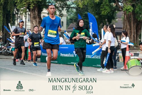 Race photo from Mangkunegaran Run 2024