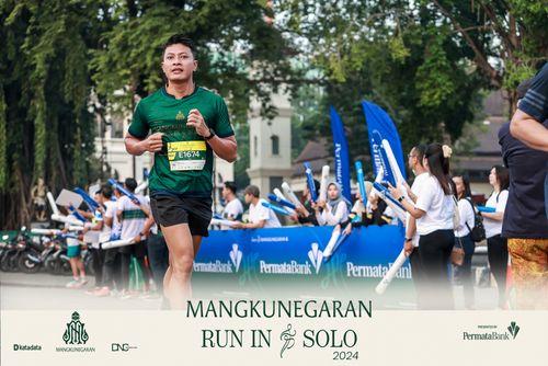 Race photo from Mangkunegaran Run 2024