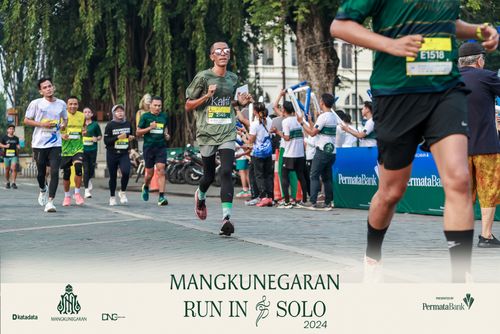 Race photo from Mangkunegaran Run 2024