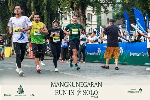 Race photo from Mangkunegaran Run 2024