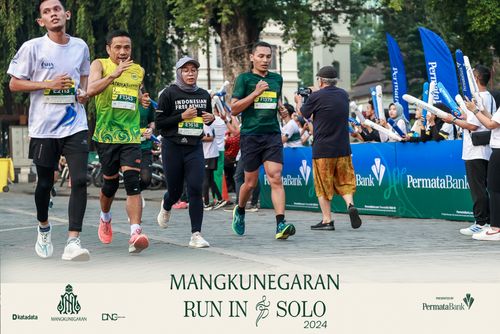Race photo from Mangkunegaran Run 2024