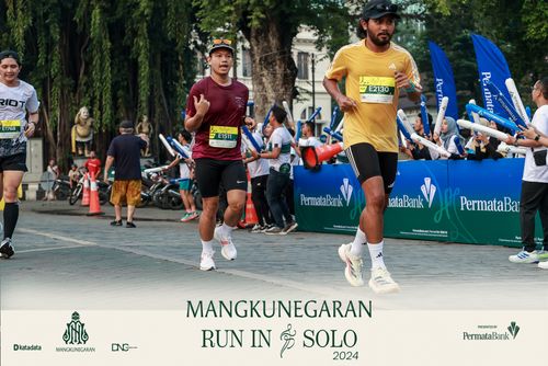 Race photo from Mangkunegaran Run 2024