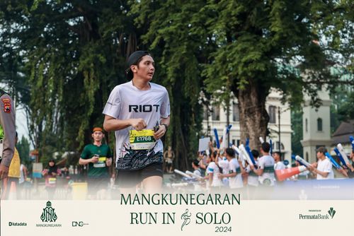 Race photo from Mangkunegaran Run 2024
