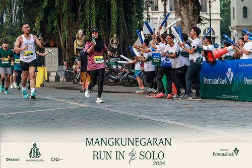 Race photo from Mangkunegaran Run 2024