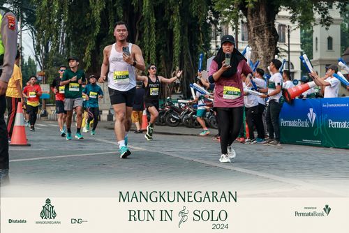 Race photo from Mangkunegaran Run 2024