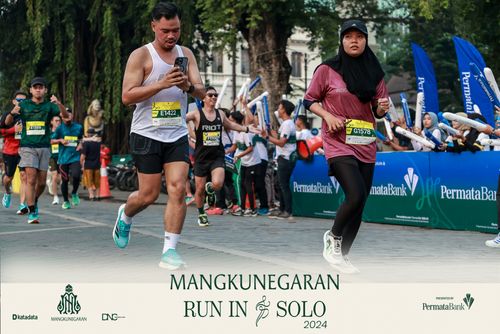 Race photo from Mangkunegaran Run 2024