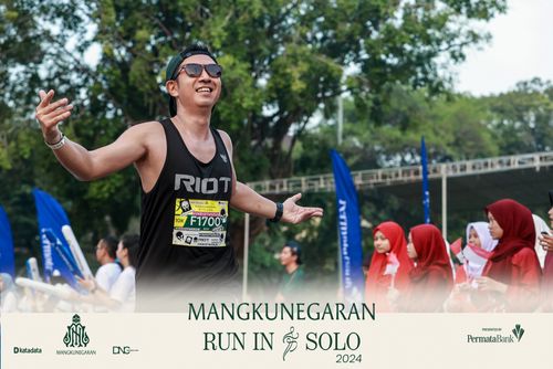 Race photo from Mangkunegaran Run 2024