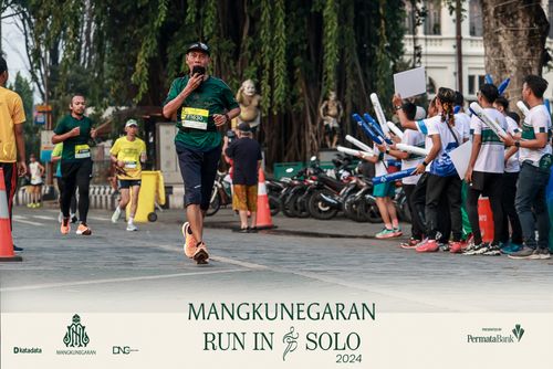 Race photo from Mangkunegaran Run 2024