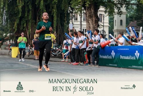 Race photo from Mangkunegaran Run 2024