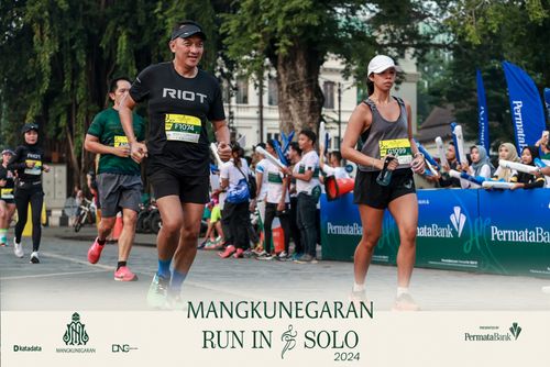 Race photo from Mangkunegaran Run 2024