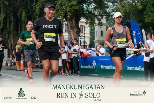 Race photo from Mangkunegaran Run 2024
