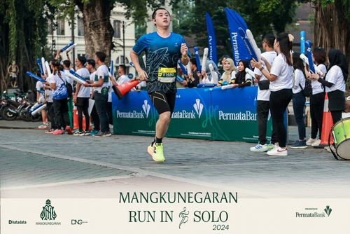 Race photo from Mangkunegaran Run 2024