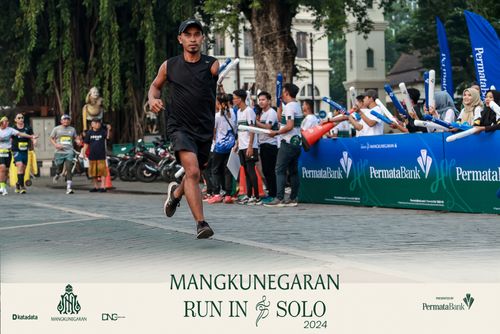 Race photo from Mangkunegaran Run 2024
