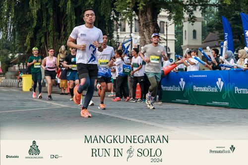 Race photo from Mangkunegaran Run 2024