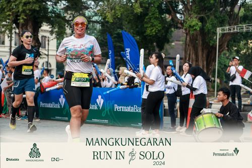 Race photo from Mangkunegaran Run 2024
