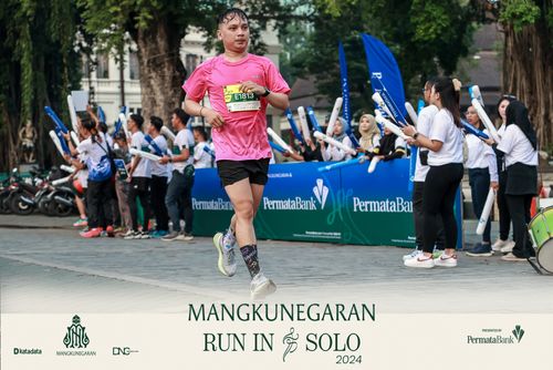 Race photo from Mangkunegaran Run 2024