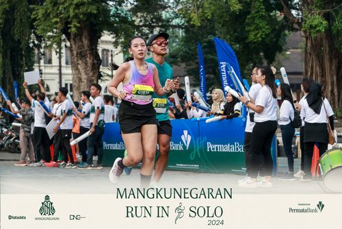 Race photo from Mangkunegaran Run 2024