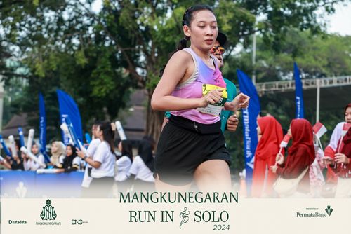 Race photo from Mangkunegaran Run 2024