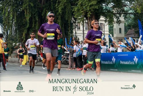 Race photo from Mangkunegaran Run 2024