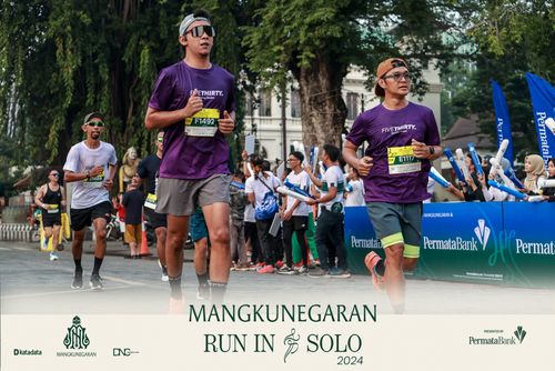 Race photo from Mangkunegaran Run 2024