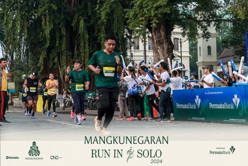 Race photo from Mangkunegaran Run 2024