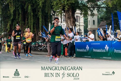 Race photo from Mangkunegaran Run 2024
