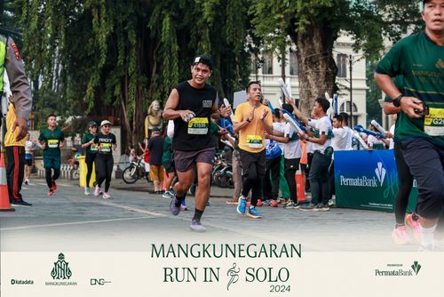 Race photo from Mangkunegaran Run 2024