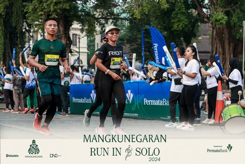 Race photo from Mangkunegaran Run 2024