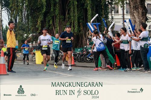 Race photo from Mangkunegaran Run 2024