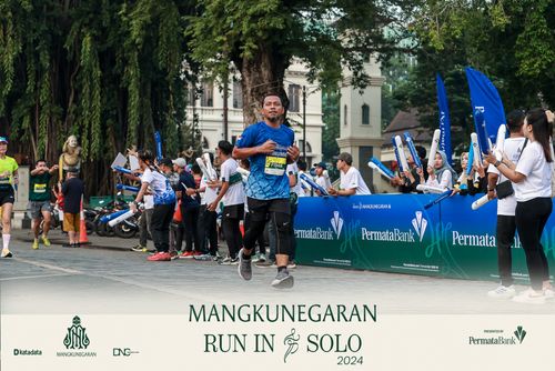 Race photo from Mangkunegaran Run 2024