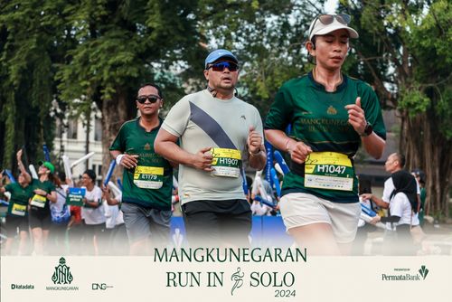Race photo from Mangkunegaran Run 2024