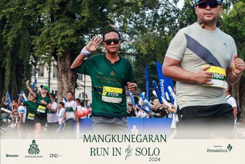 Race photo from Mangkunegaran Run 2024